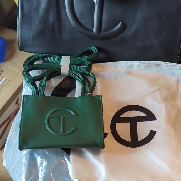 Telfar Handbags - Telfar Green Mini Shopping Bag